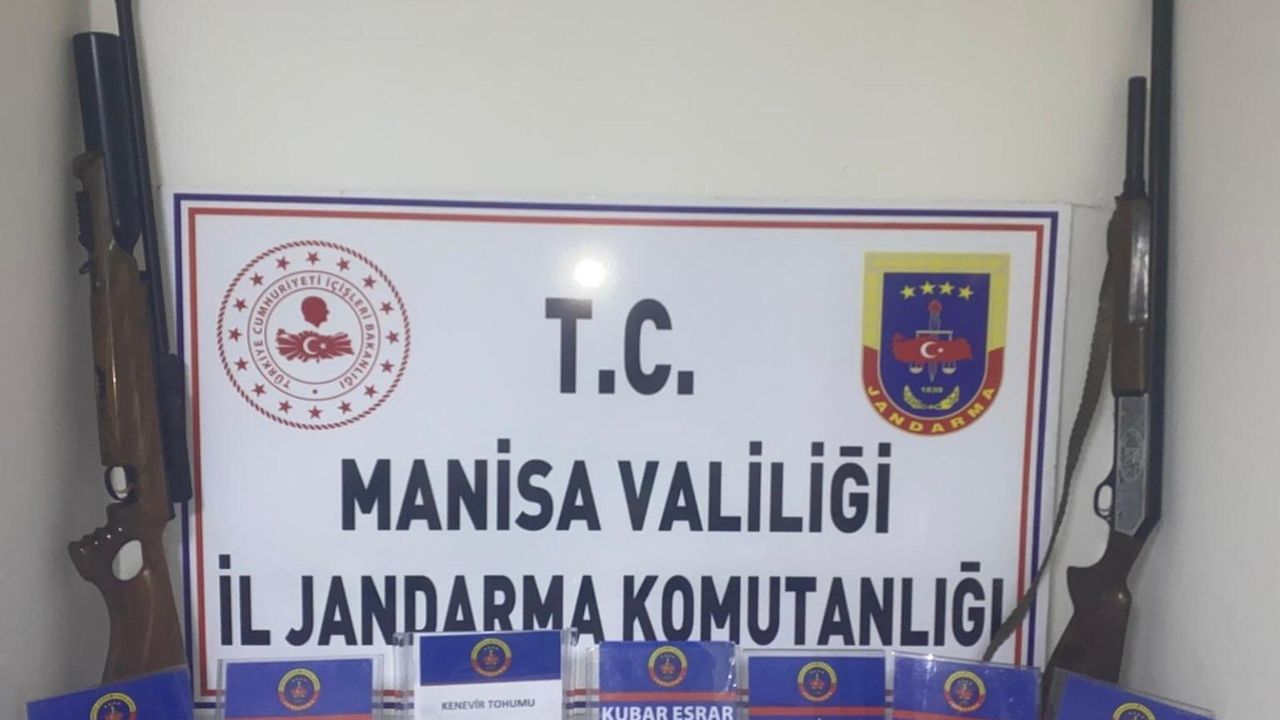 Salihli’de zehir tacirine operasyon