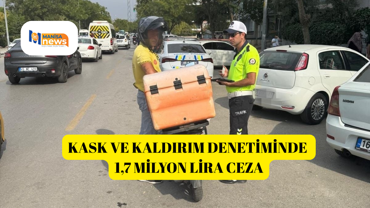 Kask ve kaldırım denetiminde 1,7 milyon lira ceza
