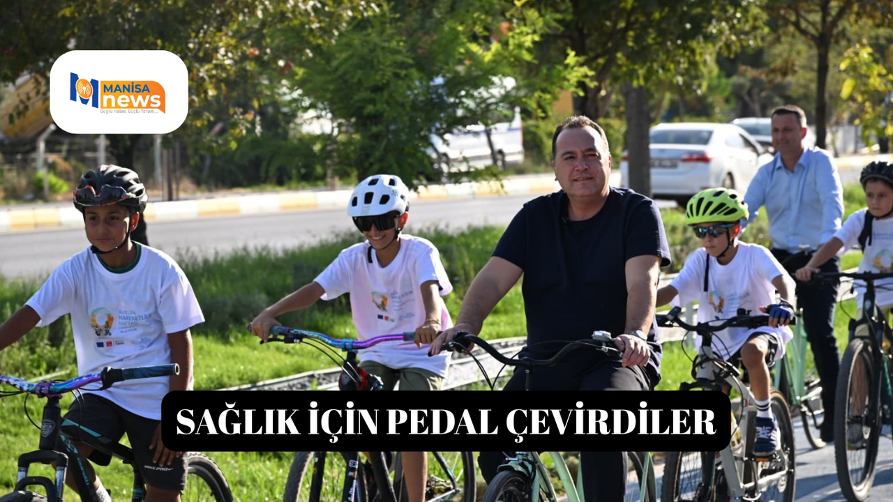 Sağlık için pedal çevirdiler