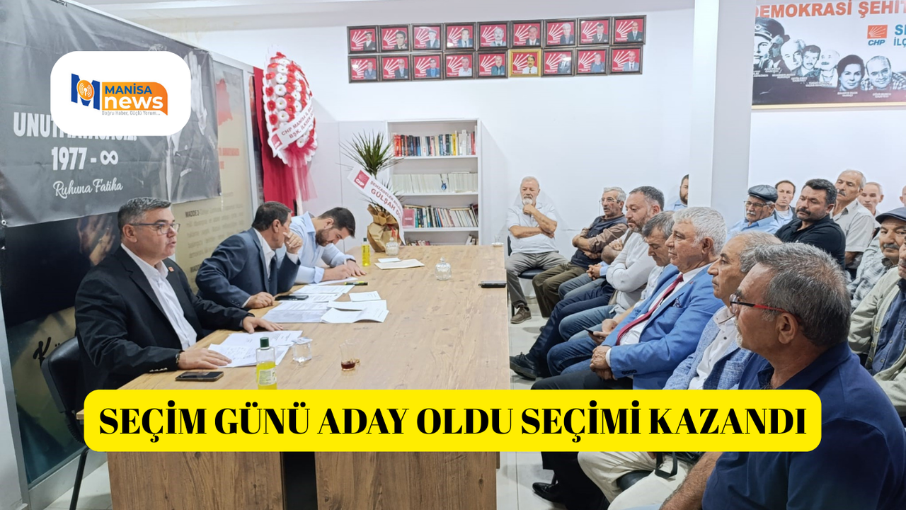 Seçim günü aday oldu seçimi kazandı