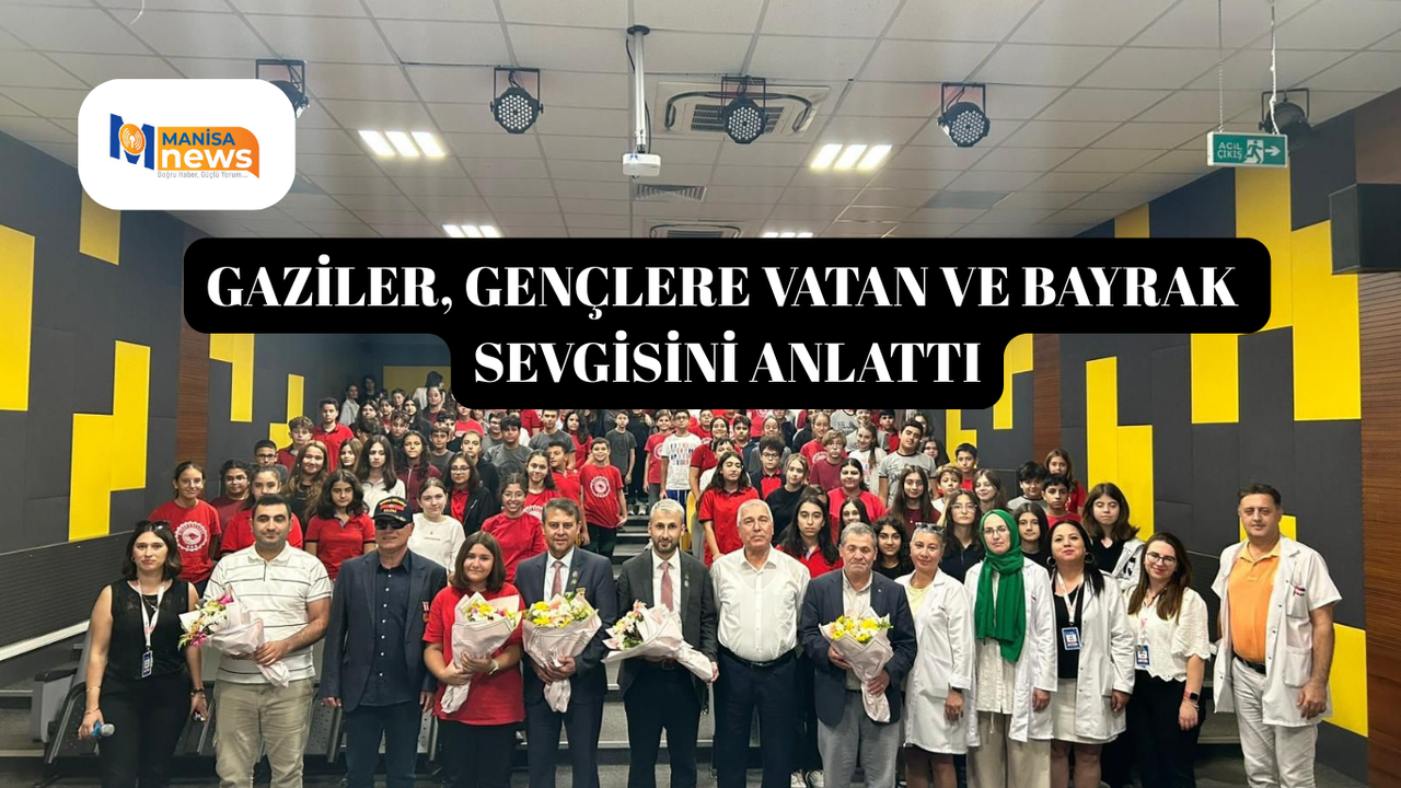 Gaziler, gençlere vatan ve bayrak sevgisini anlattı