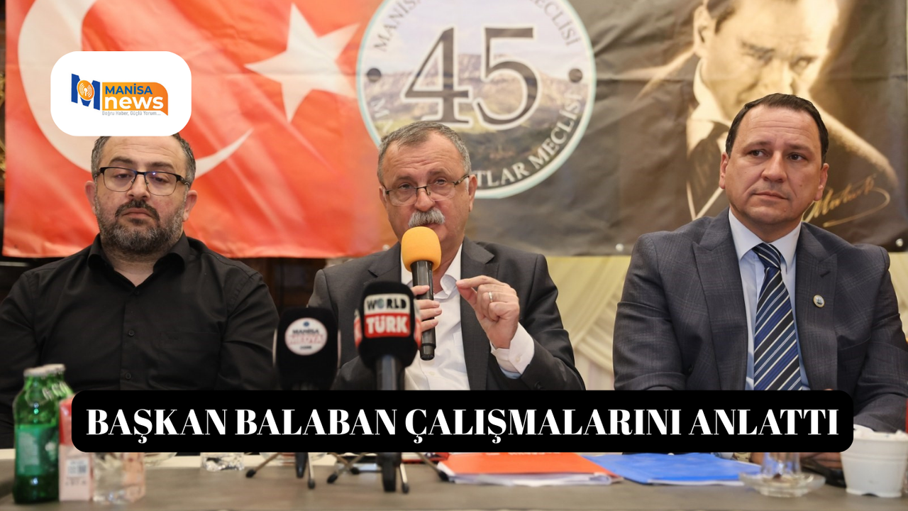 Başkan Balaban çalışmalarını anlattı