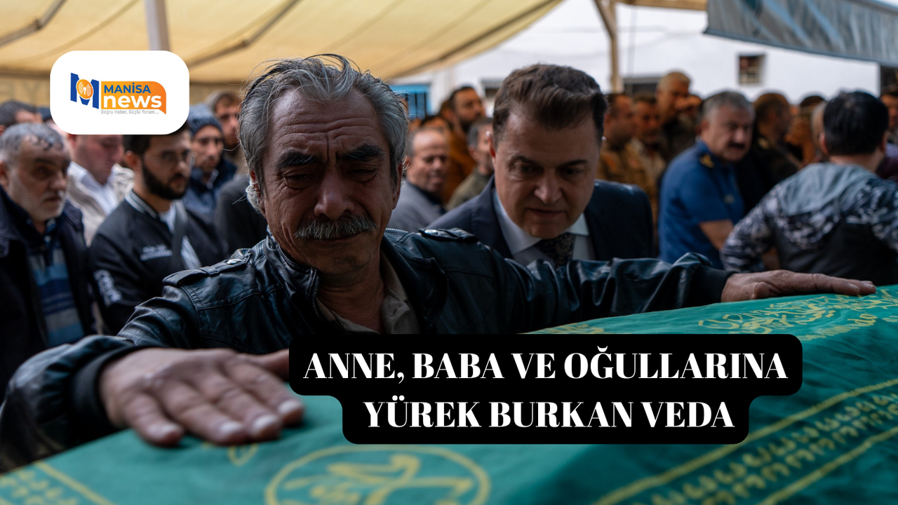 Anne, baba ve oğullarına yürek burkan veda