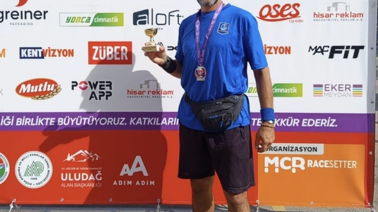 Yunusemreli maratoncudan Uludağ'da gümüş madalya