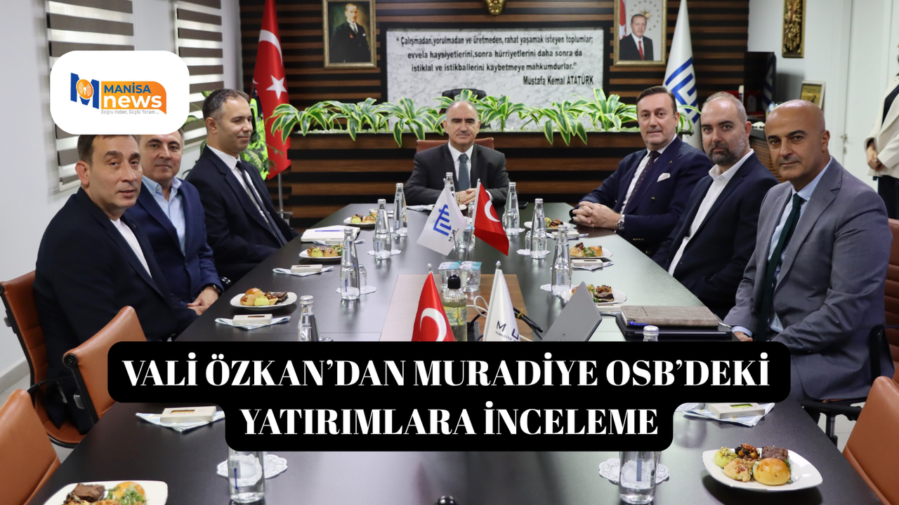 Vali Özkan’dan Muradiye OSB’deki yatırımlara inceleme