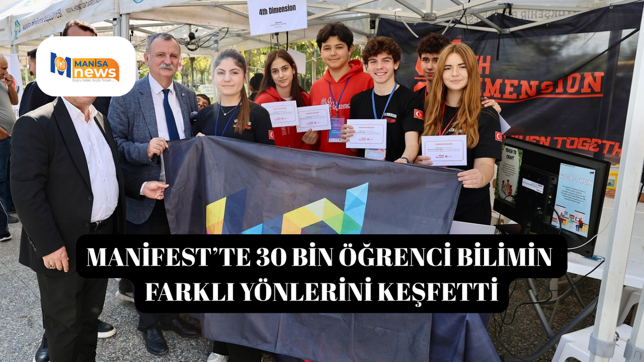 MANİFEST’te 30 bin öğrenci bilimin farklı yönlerini keşfetti