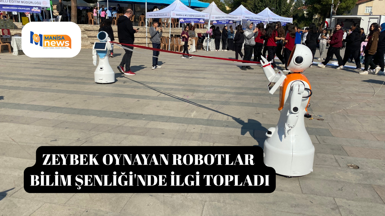 Zeybek oynayan robotlar Bilim Şenliği'nde ilgi topladı