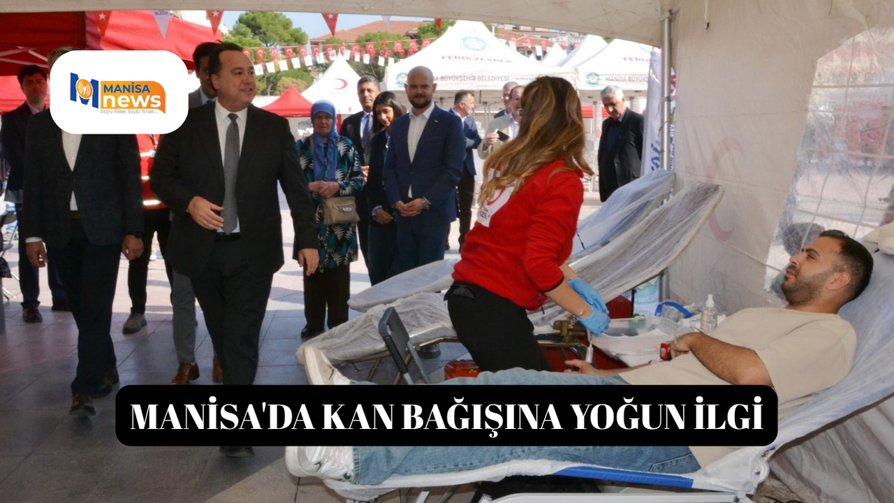 Manisa'da kan bağışına yoğun ilgi