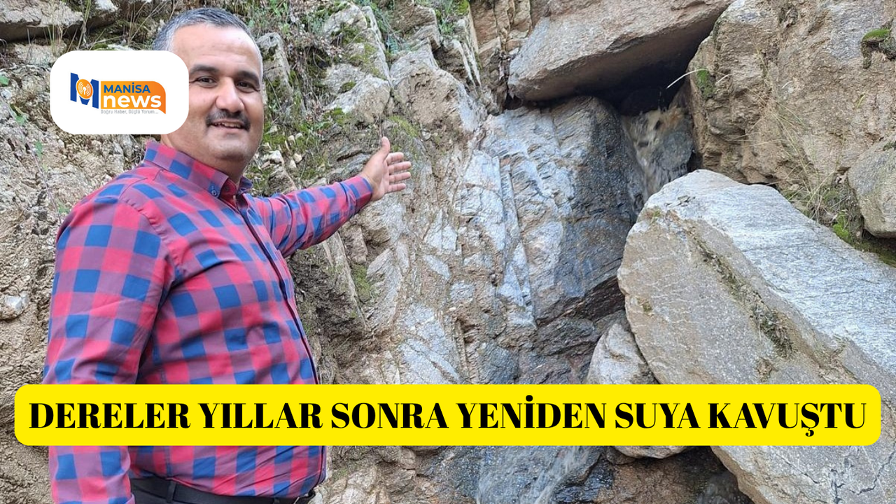 Dereler yıllar sonra yeniden suya kavuştu