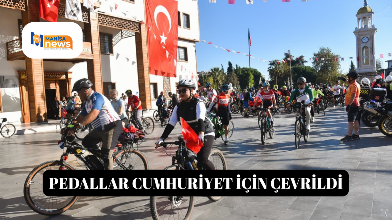 Pedallar cumhuriyet için çevrildi