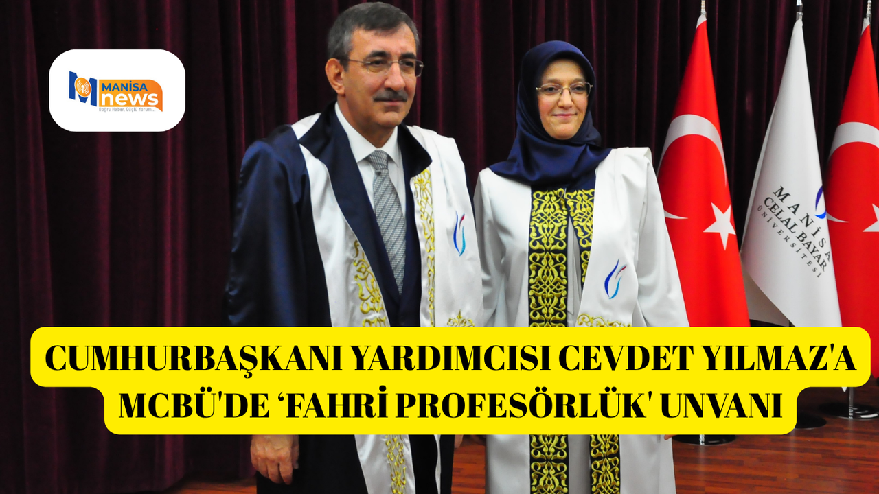 Cumhurbaşkanı Yardımcısı Cevdet Yılmaz'a MCBÜ'de ‘Fahri Profesörlük' unvanı