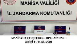 Manisa'da uyuşturucu operasyonu: 3 kişi tutuklandı