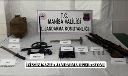 İzinsiz kazıya jandarma operasyonu