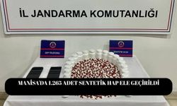 Manisa'da 1.265 adet sentetik hap ele geçirildi