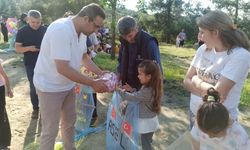 Sarıgöl'de gökyüzü uçurtmalarla renklendi