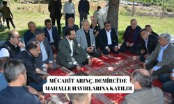 Mücahit Arınç, Demirci'de mahalle hayırlarına katıldı