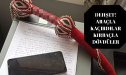 Dehşet! araçla kaçırdılar kırbaçla dövdüler