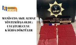 Manisa’da akıl almaz yöntem ifşa oldu: Uyuşturucuyu kâğıda döktüler