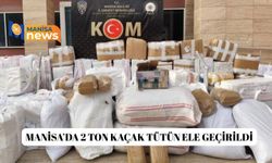 Manisa’da 2 ton kaçak tütün ele geçirildi