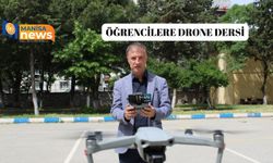 Öğrencilere drone dersi