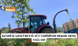 Kendi slajını üretti, süt veriminde rekor artış sağladı