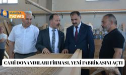 Cami donanımları firması, yeni fabrikasını açtı