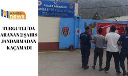 Turgutlu'da aranan 2 şahıs jandarmadan kaçamadı