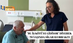 "Bu iş kötüye gidiyor" diyerek 70 yaşında sigarayı bıraktı
