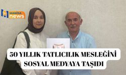 50 yıllık tatlıcılık mesleğini sosyal medyaya taşıdı