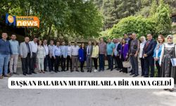 Başkan Balaban muhtarlarla bir araya geldi