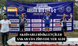 Akhisarlı bisikletçiler Ankara'da zirvede yer aldı
