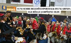 Yunusemre Belediyespor halk oyunlarında Ege Bölge Şampiyonu oldu