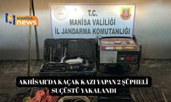 Akhisar’da kaçak kazı yapan 2 şüpheli suçüstü yakalandı