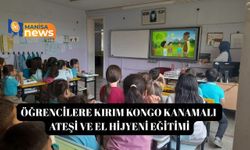 Öğrencilere Kırım Kongo Kanamalı Ateşi ve el hijyeni eğitimi