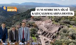 Yunusemre’den Aigai kazı çalışmalarına destek