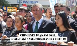 CHP Genel Başkanı Özel, Soma'daki anma programına katıldı