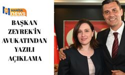 Başkan Zeyrek'in avukatından yazılı açıklama