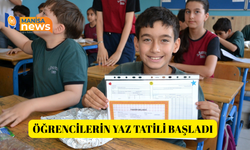 Öğrencilerin yaz tatili başladı