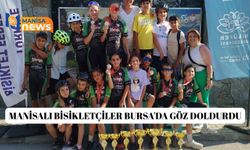 Manisalı bisikletçiler Bursa'da göz doldurdu