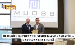 Muradiye OSB’den Yunusemre Kaymakamı Atilla Kantay’a veda yemeği