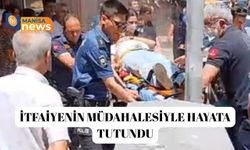 İtfaiyenin müdahalesiyle hayata tutundu