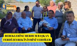 Bebeklerine merhum Başkan Ferdi Zeyrek'in ismini verdiler