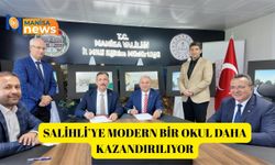 Salihli’ye modern bir okul daha kazandırılıyor