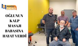 Oğlunun kalp masajı babasına hayat verdi