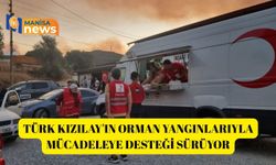 Türk Kızılay'ın orman yangınlarıyla mücadeleye desteği sürüyor