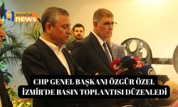 CHP Genel Başkanı Özgür Özel İzmir'de basın toplantısı düzenledi