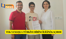 Tek yanlışla Türkiye birinciliğini kaçırdı