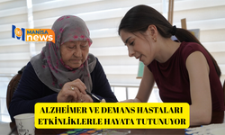 Alzheimer ve Demans hastaları etkinliklerle hayata tutunuyor