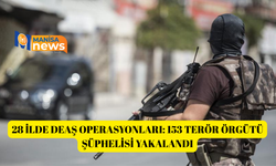 28 ilde DEAŞ operasyonları: 153 terör örgütü şüphelisi yakalandı