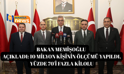 Bakan Memişoğlu açıkladı: 10 milyon kişinin ölçümü yapıldı, yüzde 70'i fazla kilolu